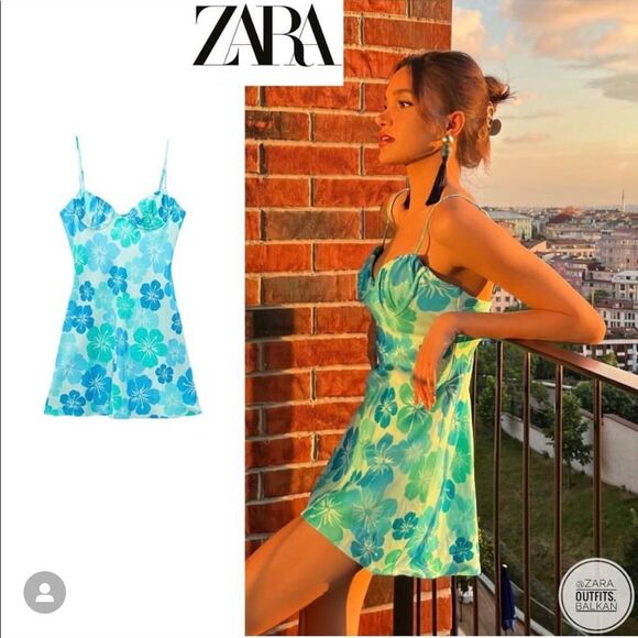 ZARA Floral Dress - Picture 2 of 8